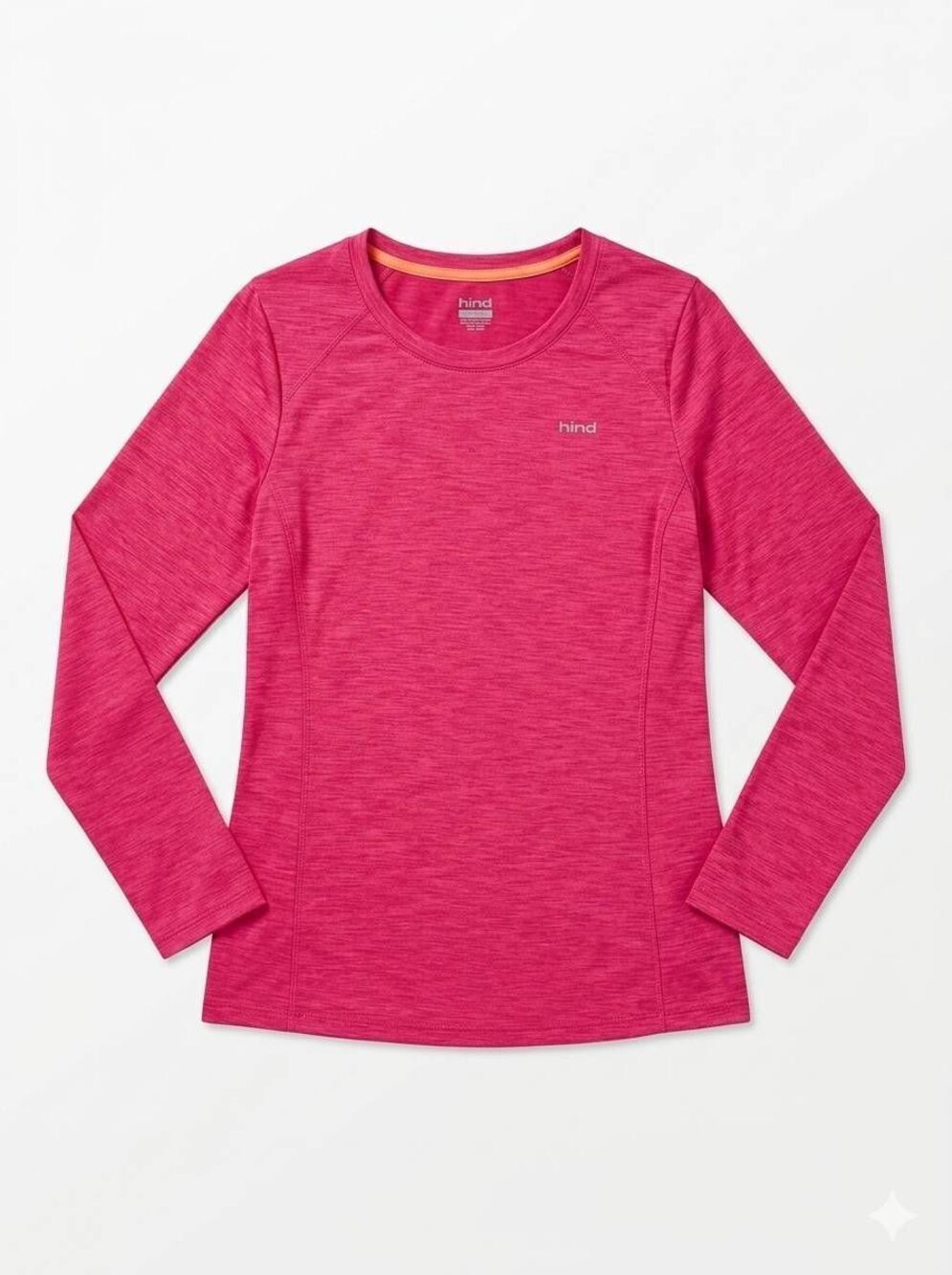 ☔️🔺️Hind Hot Pink Heathered Athletic Long Sleeve Top Medium